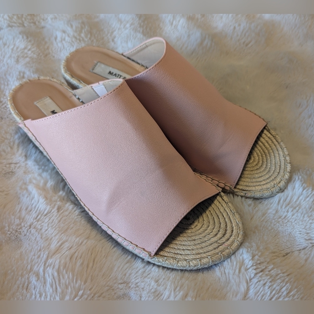 2/$20 Matt & Nat Blush Espadrille Slides - Picture 2 of 6